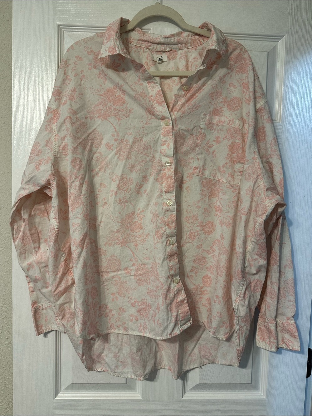 aerie Pink Floral Pajama Set